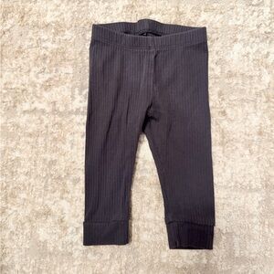 H&M Blue Organic Cotton Ribbed Kids bottoms size 9M